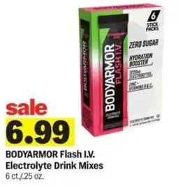 Meijer Bodyarmor flash IV. electrolyte drink mixes offer