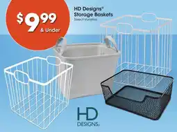 Kroger HD Designs Storage Baskets offer
