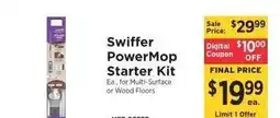 ShopRite Swiffer Powermop Starter Kit offer
