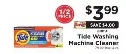 ShopRite Tide Washing Machine Cleaner offer