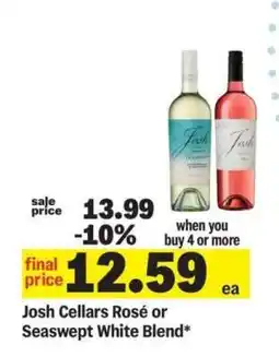 Meijer Josh Cellars Rosé or Seaswept White Blend offer