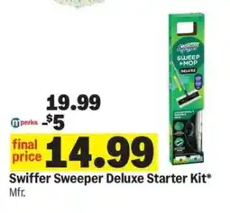 Meijer Swiffer Sweeper Deluxe Starter Kit offer