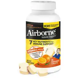 Walgreens 1000mg of Vitamin C Immune Support Supplement Multivitamin Chewable Tablets Citrus offer