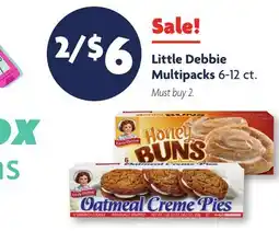 Family Dollar Little Debbie Multipacks offer