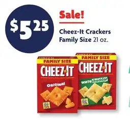 Family Dollar Cheez-It Crackers Family Size offer