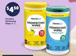 Family Dollar Homeline Disinfecting Wipes offer