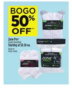 Dollar General Zone Pro Socks offer