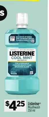 Dollar General Listerine Mouthwash offer