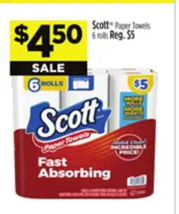 Dollar General Scott Paper Towels offer