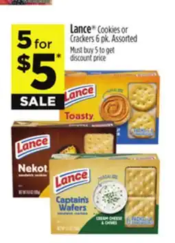 Dollar General Lance Cookies or Crackers offer