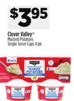 Dollar General Clover Valley Mashed Potatoes Single Serve Cups offer