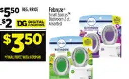 Dollar General Febreze Small Spaces Bathroom offer