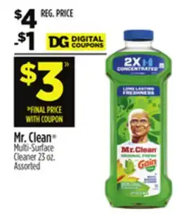 Dollar General Mr. Clean Multi-Surface Cleaner offer