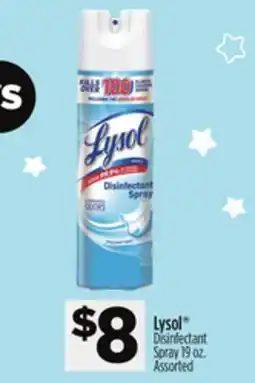 Dollar General Lysol Disinfectant Spray offer
