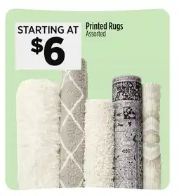 Dollar General Printed Rugs offer