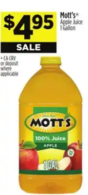 Dollar General Mott's Apple Juice offer