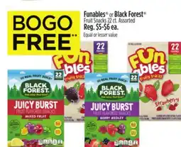 Dollar General Funables orBlack Forest Fruit Snacks offer