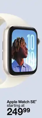 Target Apple Watch SE offer