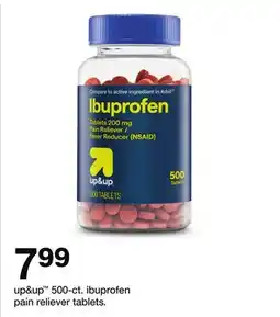 Target up & up 500-ct. ibuprofen pain reliever tablets offer