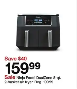 Target Ninja Foodi DualZone 8-qt. 2-basket air fryer offer
