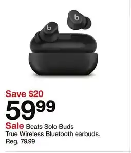 Target Beats Solo Buds True Wireless Bluetooth earbuds offer