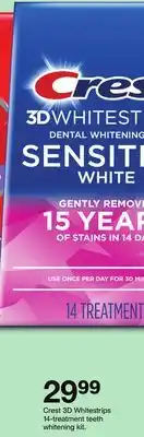 Target Crest 3D Whitestrips 14-treatment teeth whitening kit offer