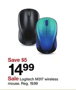 Target Logitech M317 wireless mouse offer