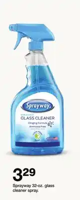 Target Sprayway 32-oz. glass cleaner spray offer