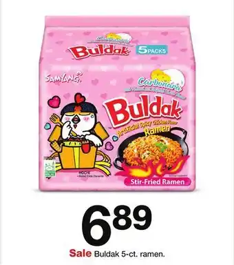 Target Buldak 5-ct. ramen offer