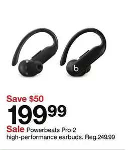 Target Powerbeats Pro 2 high-performance earbuds offer