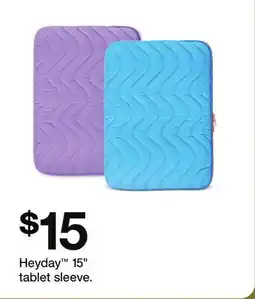 Target Heyday 15 tablet sleeve offer