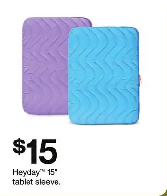 Target Heyday 15 tablet sleeve offer
