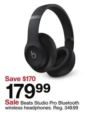 Target Beats Studio Pro Bluetooth wireless headphones offer