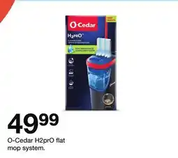 Target O-Cedar H2prO flat mop system offer