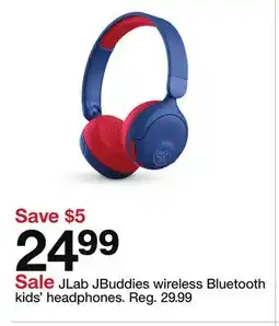 Target JLab JBuddies wireless Bluetooth kids' headphones offer