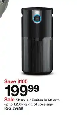 Target Shark Air Purifier MAX offer