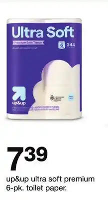 Target up & up ultra soft premium 6-pk. toilet paper offer