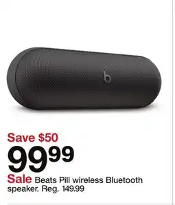Target Beats Pill wireless Bluetooth speaker offer
