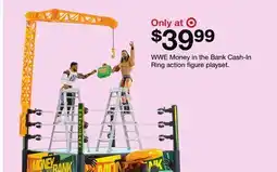 Target WWE Money in the Bank Cash-In Ring action figure playset offer