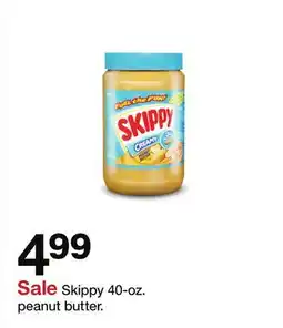 Target Skippy 40-oz. peanut butter offer