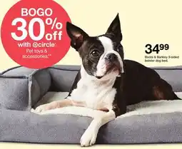 Target Boots & Barkley 3-sided bolster dog bed offer