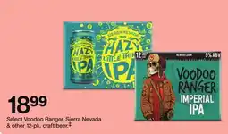 Target Select Voodoo Ranger, Sierra Nevada & other 12-pk. craft beer‡ offer