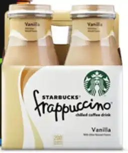 Target Starbucks 4-pk. Frappuccino offer