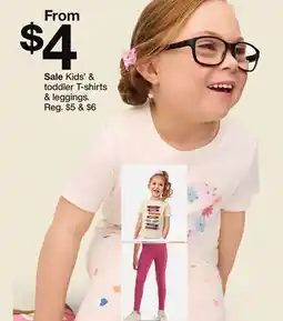 Target Kids' & toddler T-shirts & leggings offer