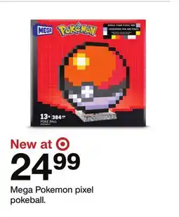 Target Mega Pokemon pixel pokeball offer