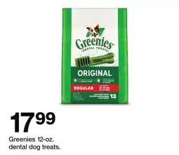 Target Greenies 12-oz. dental dog treats offer