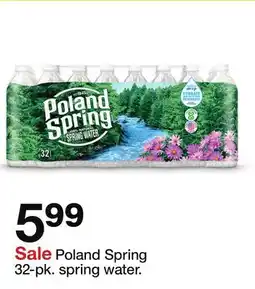 Target Poland Spring 32-pk. spring water offer