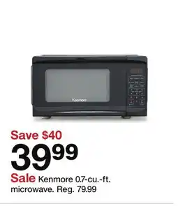 Target Kenmore 0.7-cu.-ft. microwave offer