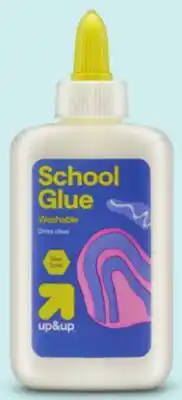 Target up & up washable school glue offer