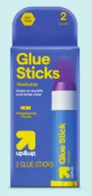 Target up&up 2-ct. purple glue sticks offer